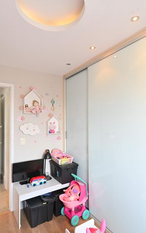 Apartamento à venda com 84m², 3 quartos e 2 vagasQuarto 2