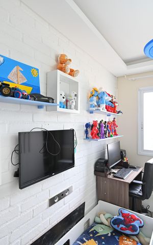Apartamento à venda com 84m², 3 quartos e 2 vagasQuarto 3