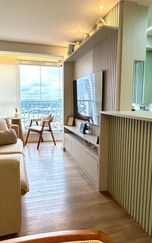 Apartamento à venda com 47m², 2 quartos e 1 vagaSala