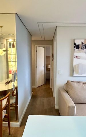 Apartamento à venda com 47m², 2 quartos e 1 vagaSala 