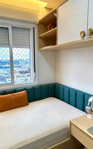 Apartamento à venda com 47m², 2 quartos e 1 vagaQuarto 2