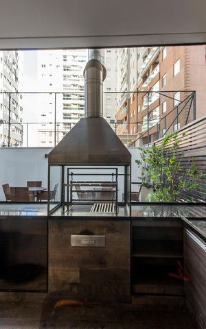 Apartamento para alugar com 26m², 1 quarto e 1 vagaÁrea gourmet
