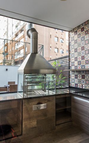 Apartamento para alugar com 26m², 1 quarto e 1 vagaÁrea gourmet
