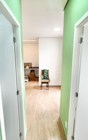 Apartamento para alugar com 38m², 2 quartos e sem vaga Apartamento para alugar com 38m², 2 quartos e sem vagaCorredor