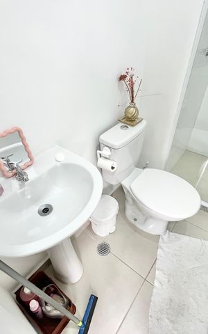 Apartamento para alugar com 38m², 2 quartos e sem vaga Apartamento para alugar com 38m², 2 quartos e sem vagaBanheiro