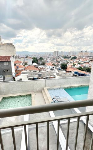 Apartamento para alugar com 38m², 2 quartos e sem vaga Apartamento para alugar com 38m², 2 quartos e sem vagaVaranda da Sala
