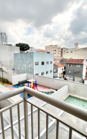 Apartamento para alugar com 38m², 2 quartos e sem vaga Apartamento para alugar com 38m², 2 quartos e sem vagaVaranda da Sala