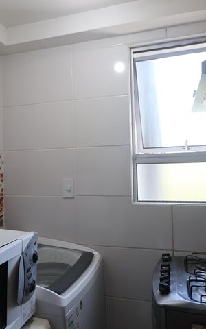 Apartamento à venda com 47m², 2 quartos e 1 vagaCozinha e Área de Serviço