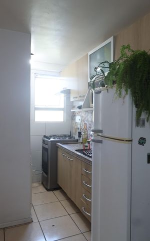 Apartamento à venda com 47m², 2 quartos e 1 vagaCozinha e Área de Serviço