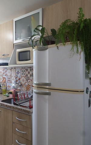 Apartamento à venda com 47m², 2 quartos e 1 vagaCozinha e Área de Serviço