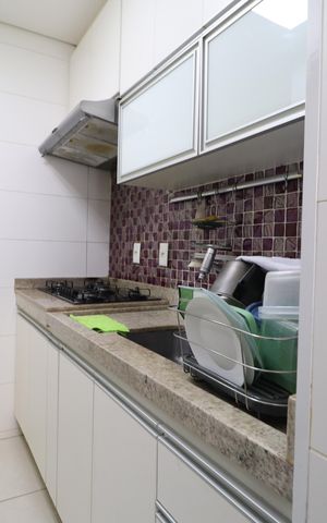 Apartamento para alugar com 65m², 2 quartos e 2 vagasCozinha