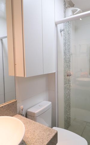 Apartamento para alugar com 65m², 2 quartos e 2 vagasBanheiro Social