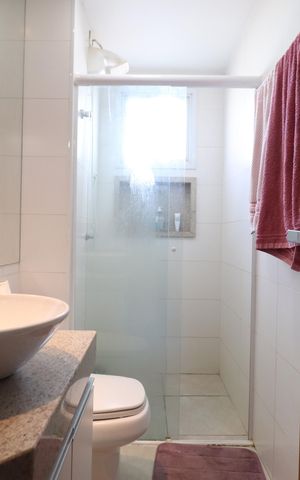 Apartamento para alugar com 65m², 2 quartos e 2 vagasBanheiro do Quarto 2