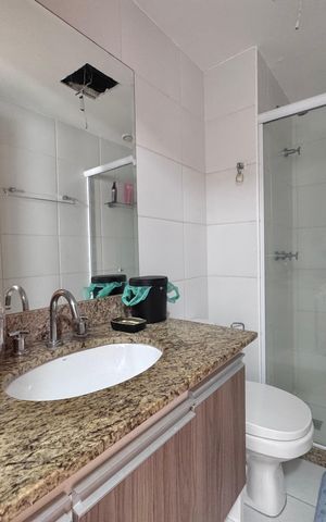 Apartamento à venda com 86m², 2 quartos e 1 vagaBanheiro Social
