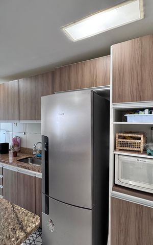 Apartamento à venda com 86m², 2 quartos e 1 vagaCozinha e Área de Serviço