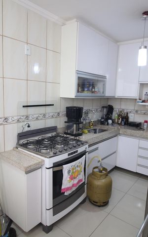 Apartamento à venda com 63m², 3 quartos e 1 vagaCozinha e Área de Serviço