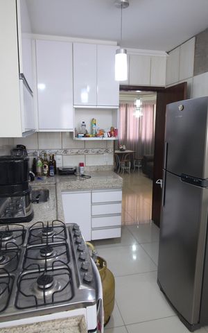 Apartamento à venda com 63m², 3 quartos e 1 vagaCozinha e Área de Serviço