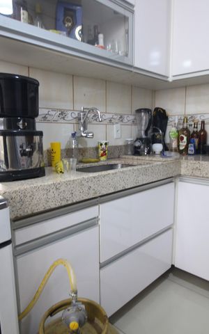 Apartamento à venda com 63m², 3 quartos e 1 vagaCozinha e Área de Serviço