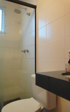 Apartamento à venda com 49m², 2 quartos e 1 vagaBanheiro Corredor