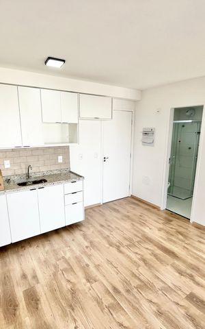 Studio para alugar com 30m², 1 quarto e sem vaga Studio para alugar com 30m², 1 quarto e sem vagaSala/Quarto/Cozinha