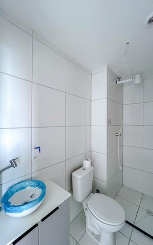 Apartamento para alugar com 45m², 2 quartos e sem vagaBanheiro