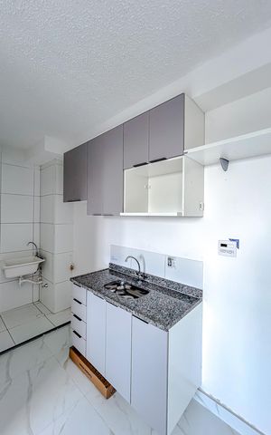 Apartamento para alugar com 45m², 2 quartos e sem vagaCozinha e Área de Serviço