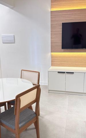 Apartamento para alugar com 43m², 1 quarto e 1 vaga Apartamento para alugar com 43m², 1 quarto e 1 vagaSala de jantar