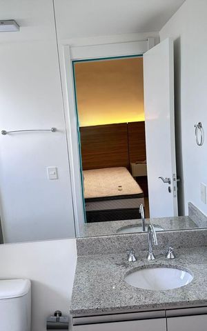 Apartamento para alugar com 43m², 1 quarto e 1 vaga Apartamento para alugar com 43m², 1 quarto e 1 vagaBanheiro