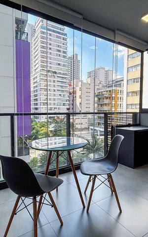 Studio para alugar com 33m², 1 quarto e sem vaga