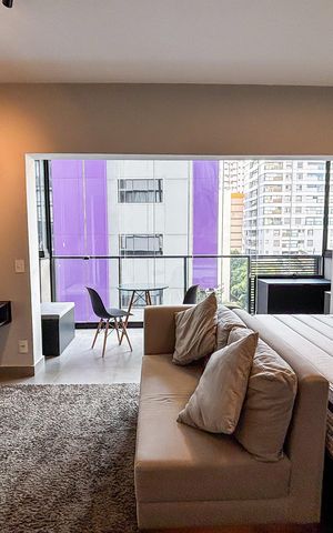 Studio para alugar com 33m², 1 quarto e sem vaga