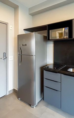 Studio para alugar com 33m², 1 quarto e sem vaga
