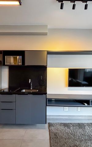 Studio para alugar com 33m², 1 quarto e sem vaga