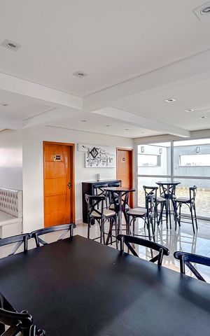 Apartamento para alugar com 37m², 1 quarto e sem vagaÁrea comum - Salão de festas