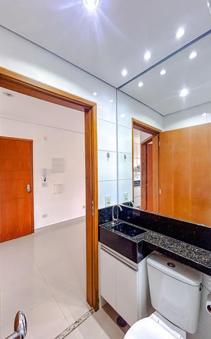 Apartamento para alugar com 37m², 1 quarto e sem vagaBanheiro