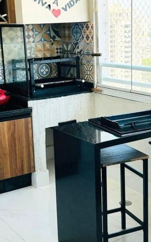 Apartamento à venda com 108m², 3 quartos e 3 vagas Apartamento à venda com 108m², 3 quartos e 3 vagasCozinha