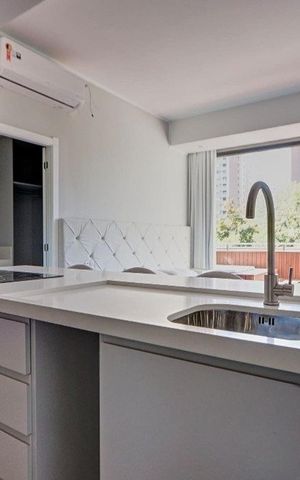 Apartamento à venda com 57m², 1 quarto e 2 vagas Apartamento à venda com 57m², 1 quarto e 2 vagasCozinha