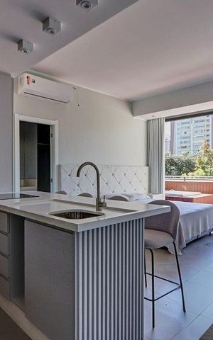 Apartamento à venda com 57m², 1 quarto e 2 vagas Apartamento à venda com 57m², 1 quarto e 2 vagasCozinha