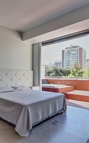 Apartamento à venda com 57m², 1 quarto e 2 vagas Apartamento à venda com 57m², 1 quarto e 2 vagasSala/Quarto