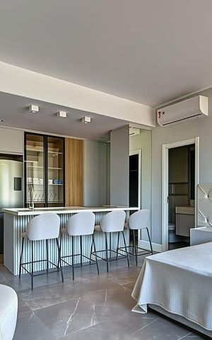 Apartamento à venda com 57m², 1 quarto e 2 vagas Apartamento à venda com 57m², 1 quarto e 2 vagasCozinha