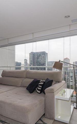 Apartamento para alugar com 54m², 1 quarto e 1 vaga Apartamento para alugar com 54m², 1 quarto e 1 vagaSala
