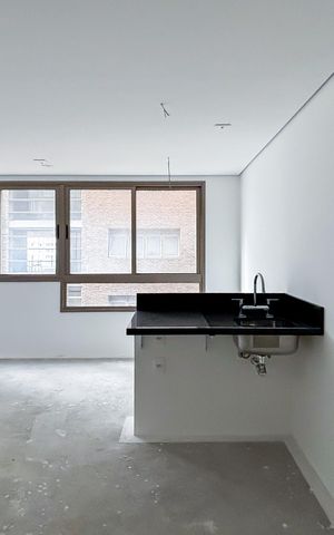 Studio à venda com 25m², 1 quarto e sem vaga