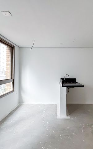 Studio à venda com 25m², 1 quarto e sem vaga
