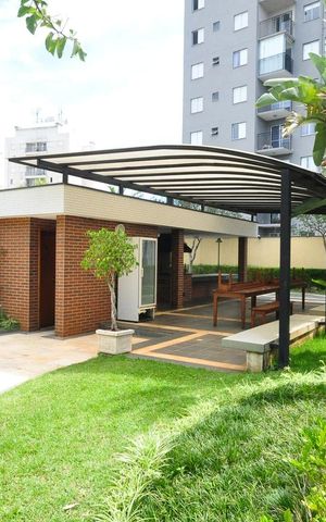 Apartamento à venda com 58m², 2 quartos e 2 vagasChurrasqueira