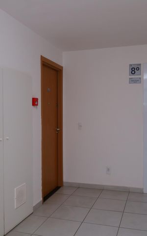Apartamento para alugar com 44m², 2 quartos e 1 vagaÁrea comum - Saguão do andar