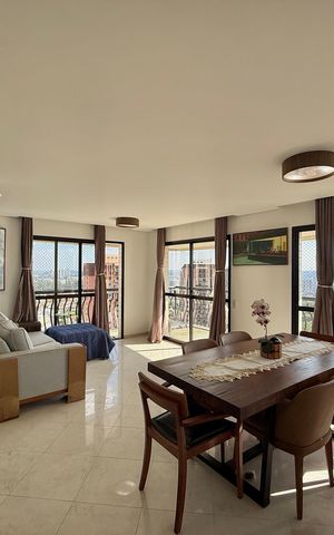 Apartamento à venda com 148m², 3 quartos e 3 vagas Apartamento à venda com 148m², 3 quartos e 3 vagasSala