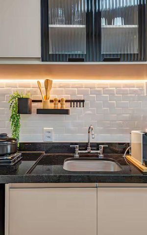 Studio à venda com 21m², 1 quarto e sem vaga Studio à venda com 21m², 1 quarto e sem vagaCozinha