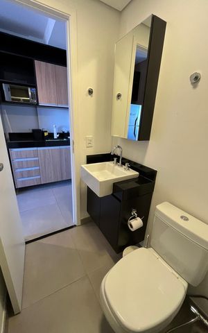 Apartamento à venda com 22m², 1 quarto e sem vaga Apartamento à venda com 22m², 1 quarto e sem vagaBanheiro