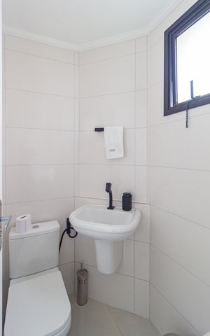Apartamento à venda com 112m², 3 quartos e 2 vagasBanheiro de Serviço