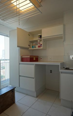 Apartamento à venda com 130m², 3 quartos e 2 vagasÁrea de Serviço