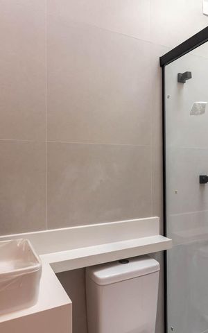 Casa à venda com 90m², 3 quartos e 2 vagasBanheiro social